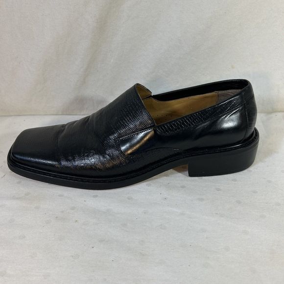 Giorgio Brutini Mens Loafer Shoes 9.5 Black - Picture 7 of 13